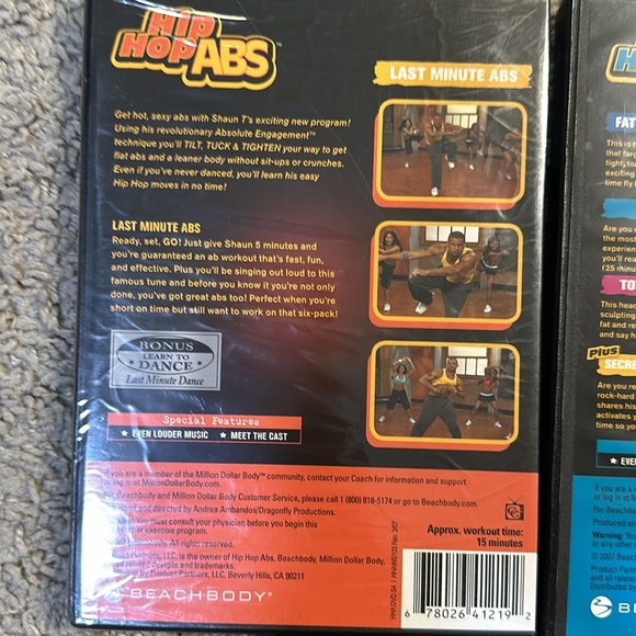 BEACHBODY HIP HOP ABS DVDS - Picture 3 of 6